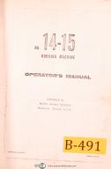 Barber Colman-Barber Colman 6-10, Hobbing Machine, 4372 & Up, Repair Parts Manual Year (1964)-6-10-05